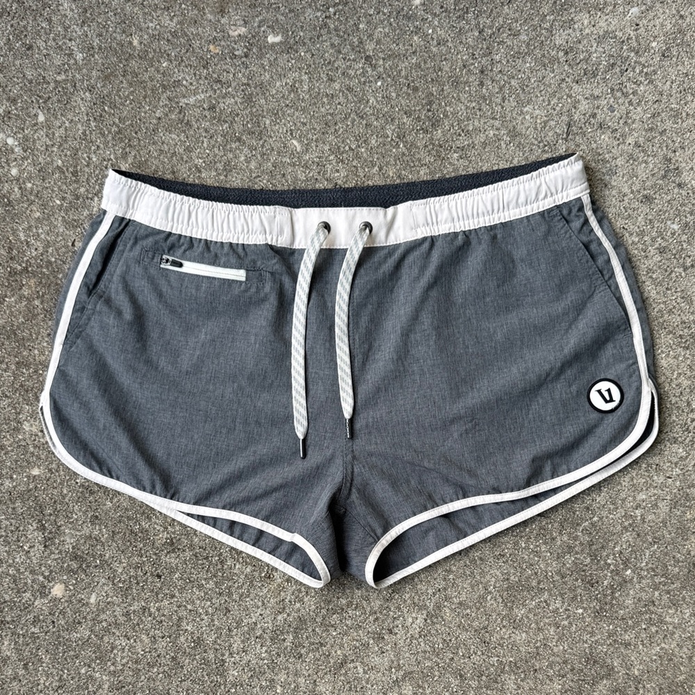 Vuori Gray Athletic Shorts
